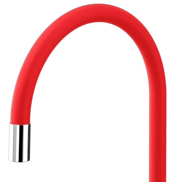 Torneira Docol GaliFlex De Parede Para Cozinha Vermelha Cromada - 967479 - Imagem 2