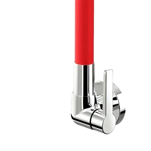 Torneira Docol GaliFlex De Parede Para Cozinha Vermelha Cromada - 967479 - Imagem 3