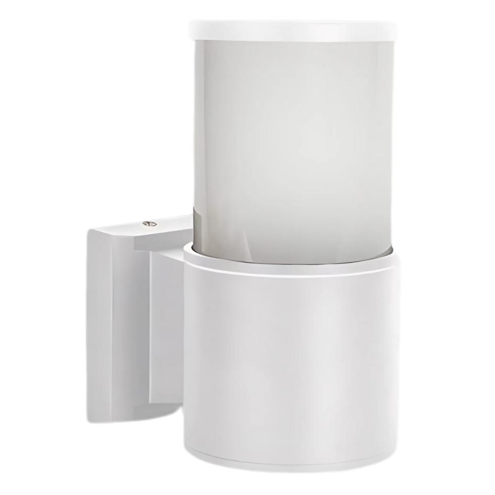 Arandela Imperial Aluminio Branco Difusor Em Vidro Jateado E27 Bronzearte – MP2217ALBRFOAR