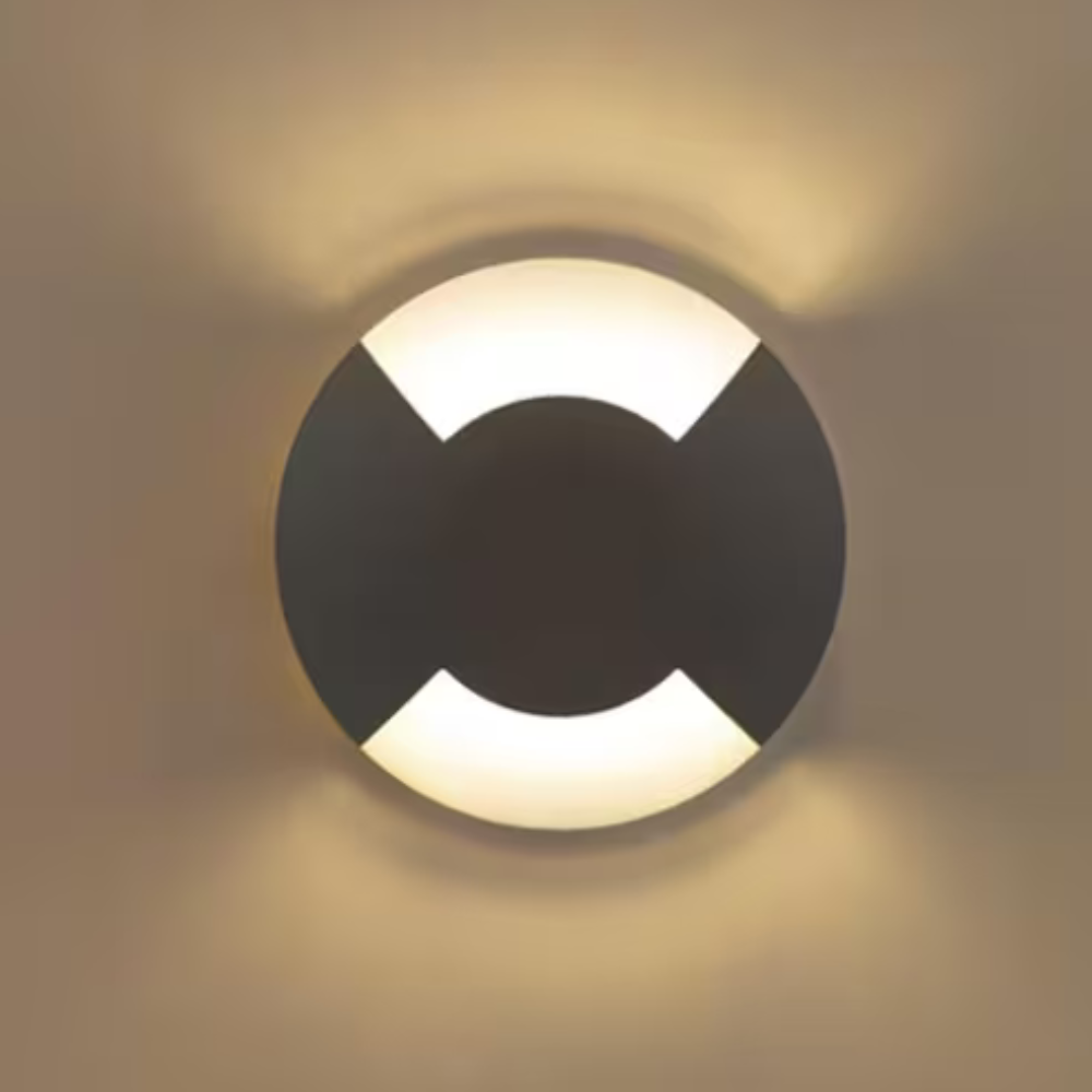 Embutido de Solo Parede ou Escada LED Sparkle Light 02 Aberturas Bronzearte da cor Preto - EXIG601023CRPT - Imagem 2