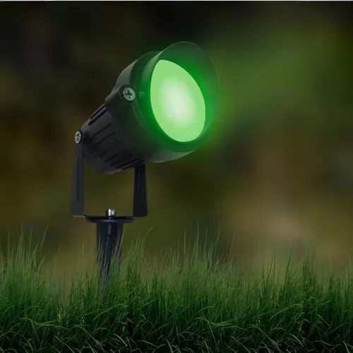 Espeto de Jardim LED 5W Preto Luz Verde Bronzearte - EJ0555VPT - Imagem 3