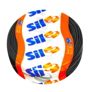 Cabo Flexível 2,5mm Rolo Com 100 Metros Preto- Sil