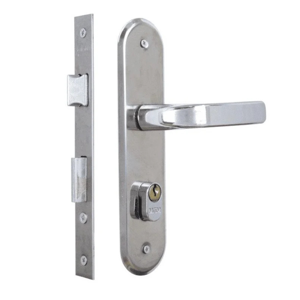 Fechadura Externa Stilo Alavanca Cromado - MGM - Imagem 2