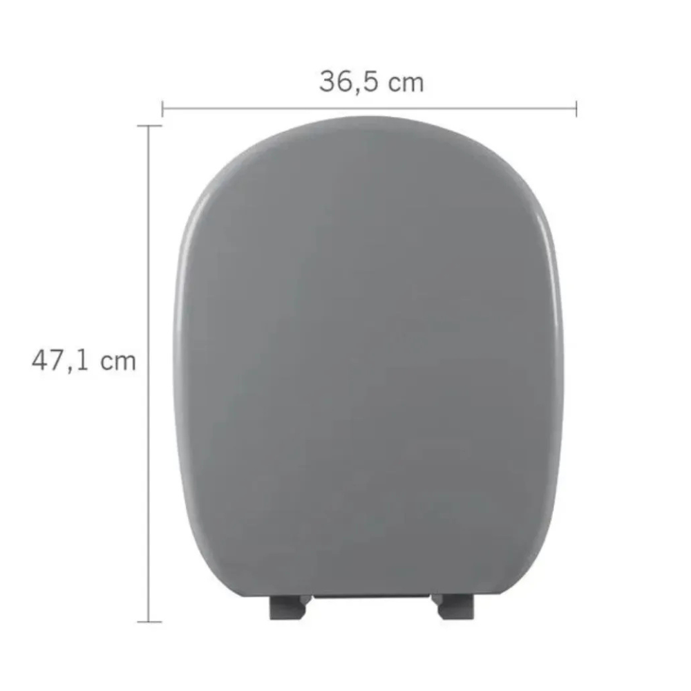 Assento Almofadado Sabatini Cinza Escuro TTP/K*CZ-07 - Astra - Imagem 5