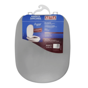 Assento Almofadado Sabatini Cinza Escuro TTP/K*CZ-07 - Astra