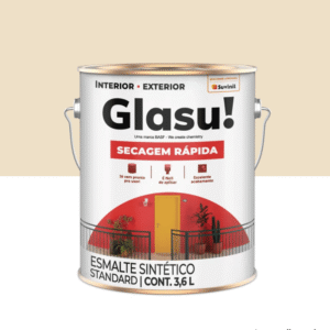 Tinta Esmalte Sintético Brilhante 3,6L Areia Glasu - Suvinil