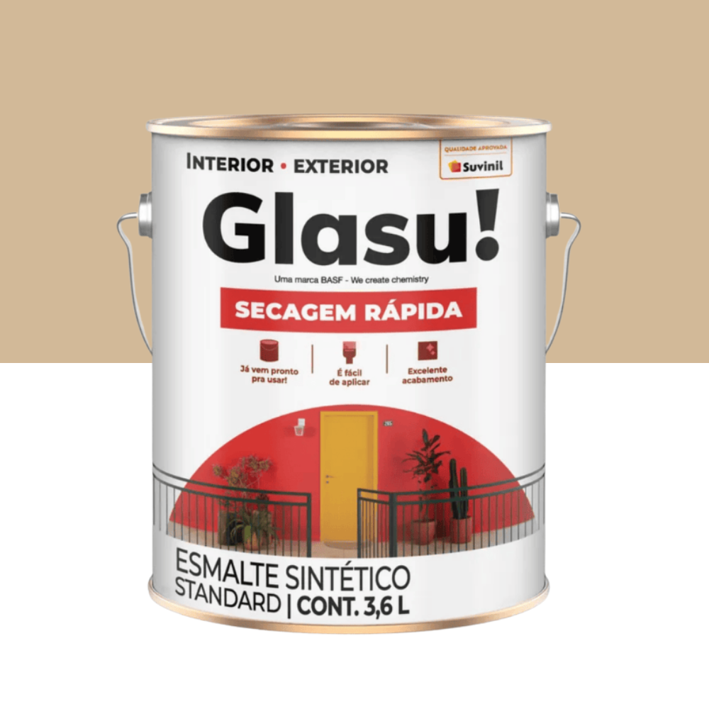 Tinta Esmalte Sintético Brilhante 3,6L Camurça  – Suvinil