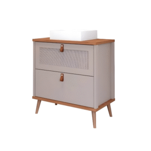 Gabinete Para Banheiro Veneto 60cm Capuccino/freijo - MGM