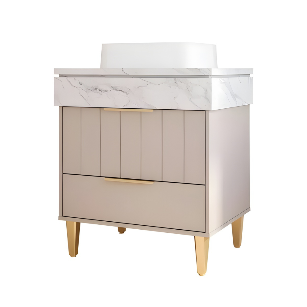 Armário de Banheiro Riviera 70cm Cappuccino/calacata – MGM