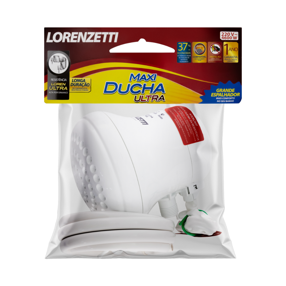 Ducha Maxi Ducha Ultra Branca 4600w 220v - Lorenzetti - Imagem 2