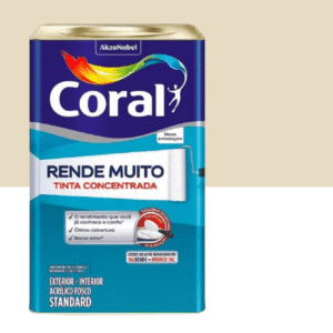 Tinta Acrílica Rende Muito Palha 16L Coral