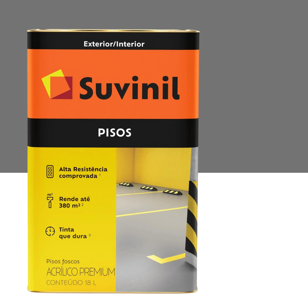 Tinta Piso Cinza Escuro 18L – SUVINIL
